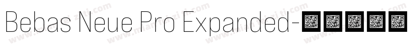 Bebas Neue Pro Expanded字体转换